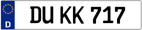Truck License Plate